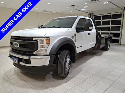 Used 2022 Ford F-550 XL Super Cab 4x4, Flatbed Truck for sale #F28556 - photo 1