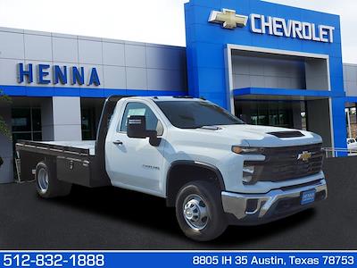 2024 Chevrolet Silverado 3500 Regular Cab 4x4, Flatbed Truck for sale #RF446756 - photo 1