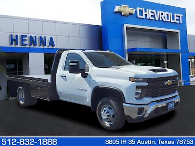 New 2024 Chevrolet Silverado 3500 Work Truck Regular Cab 4x4, Flatbed Truck for sale #RF447174 - photo 1