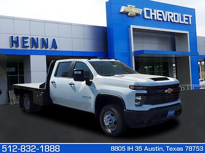 New 2024 Chevrolet Silverado 3500 Work Truck Crew Cab 4x4, Flatbed Truck for sale #RF405489 - photo 1