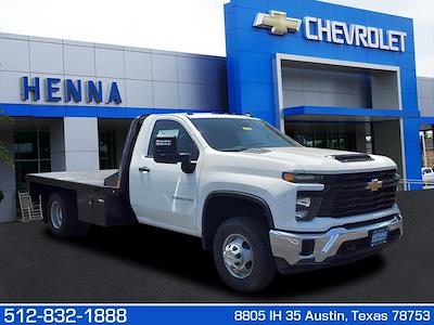 New 2024 Chevrolet Silverado 3500 Work Truck Regular Cab 4x2, Flatbed Truck for sale #RF424237 - photo 1