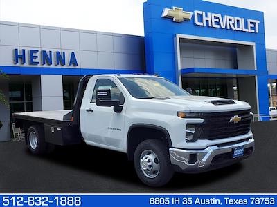 New 2024 Chevrolet Silverado 3500 Work Truck Regular Cab 4x2, Flatbed Truck for sale #RF424267 - photo 1