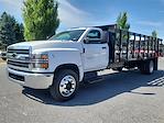 New 2023 Chevrolet Silverado 6500 Work Truck Regular Cab RWD, SH Truck Bodies Stake Bed Flatbed Truck for sale #C101180 - photo 3