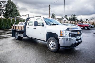 Used 2013 Chevrolet Silverado 3500 Work Truck Crew Cab 4x4, Flatbed Truck for sale #18841AA - photo 1