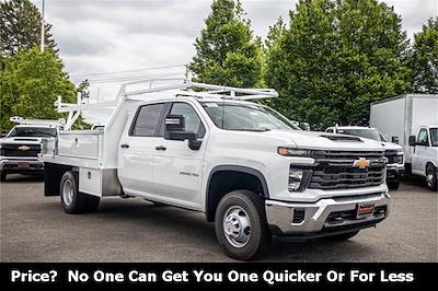 New 2024 Chevrolet Silverado 3500 Work Truck Crew Cab 4x4, Contractor Truck for sale #23875 - photo 1