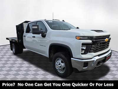 New 2024 Chevrolet Silverado 3500 Work Truck Crew Cab 4x4, Flatbed Truck for sale #24198 - photo 1