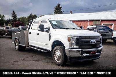 2019 Ford F-350 Crew Cab DRW 4x4, Flatbed Truck for sale #P7575 - photo 1