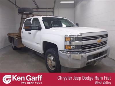 Used 2016 Chevrolet Silverado 3500 Work Truck Crew Cab 4x4, Flatbed Truck for sale #1J00543A - photo 1