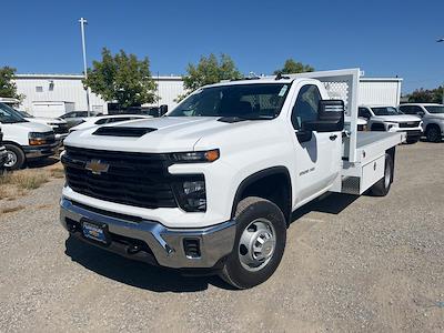 New 2024 Chevrolet Silverado 3500 Work Truck Regular Cab RWD, Flatbed Truck for sale #CF15011 - photo 1