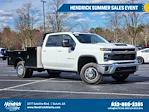 2024 Chevrolet Silverado 3500 Crew Cab 4WD, CM Truck Beds TM Deluxe Flatbed Truck for sale #CR12623 - photo 3