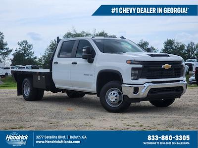 New 2024 Chevrolet Silverado 3500 Work Truck Crew Cab 4WD, Commercial Truck & Van Equipment Platform Body Flatbed Truck for sale #CR25748 - photo 1