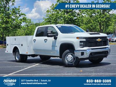 New 2024 Chevrolet Silverado 3500 Work Truck Crew Cab 4WD, Warner Truck Bodies Select Pro Service Truck for sale #CR26947 - photo 1