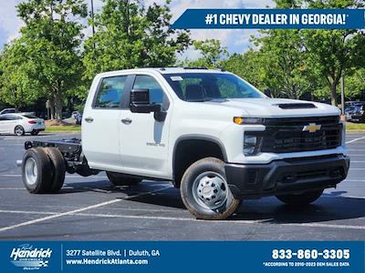 New 2024 Chevrolet Silverado 3500 Work Truck Crew Cab 4WD, Cab Chassis for sale #CR30305 - photo 1