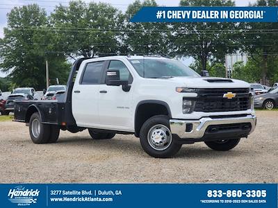 New 2024 Chevrolet Silverado 3500 Work Truck Crew Cab 4WD, CM Truck Beds SK Model Flatbed Truck for sale #CR40239 - photo 1