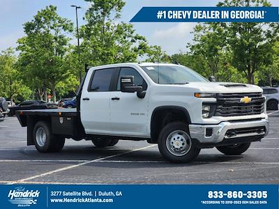 New 2024 Chevrolet Silverado 3500 Work Truck Crew Cab 4WD, Flatbed Truck for sale #CR93775 - photo 1