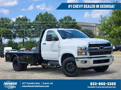 2023 Chevrolet Silverado 5500 Regular Cab DRW RWD, Flatbed Truck for sale #FQ75598 - photo 1