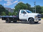 2023 Chevrolet Silverado 5500 Regular Cab DRW RWD, CM Truck Beds SK Model Flatbed Truck for sale #FQ75603C - photo 4