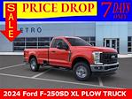 New 2024 Ford F-250 XL Regular Cab 4x4, Western Snowplow Plow Truck for sale #24T52 - photo 19