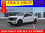 New 2024 Ford F-150 XLT SuperCrew Cab 4x4, Pickup for sale #24T650 - photo 3