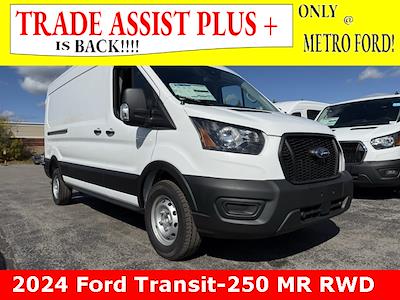 New 2024 Ford Transit 250 Base Medium Roof RWD, Empty Cargo Van for sale #24T880 - photo 1