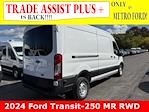 New 2024 Ford Transit 250 Base Medium Roof RWD, Empty Cargo Van for sale #24T880 - photo 8