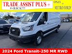 New 2024 Ford Transit 250 Base Medium Roof RWD, Empty Cargo Van for sale #24T889 - photo 4