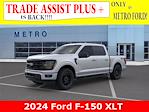 New 2024 Ford F-150 XLT SuperCrew Cab 4x4, Pickup for sale #24T982 - photo 2