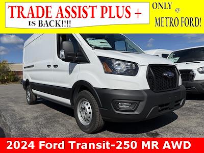 New 2024 Ford Transit 250 Base Medium Roof AWD, Empty Cargo Van for sale #24T985 - photo 1