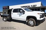 New 2024 Chevrolet Silverado 3500 Work Truck Crew Cab 4WD, CM Truck Beds Flatbed Truck for sale #405531 - photo 1