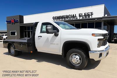 2024 Chevrolet Silverado 3500 Regular Cab 4WD, CM Truck Beds Flatbed Truck for sale #422217 - photo 1