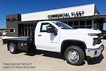 New 2024 Chevrolet Silverado 3500 Work Truck Regular Cab RWD, CM Truck Beds Flatbed Truck for sale #425472 - photo 1