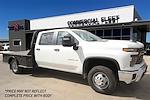 New 2024 Chevrolet Silverado 3500 Work Truck Crew Cab 4WD, Bedrock Flatbed Truck for sale #445309 - photo 1