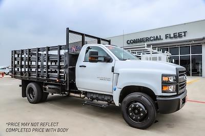 2023 Chevrolet Silverado 5500 Regular Cab DRW RWD, Bedrock Stake Bed for sale #719796 - photo 1