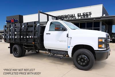 2023 Chevrolet Silverado 5500 Regular Cab DRW RWD, Bedrock Stake Bed for sale #876914 - photo 1