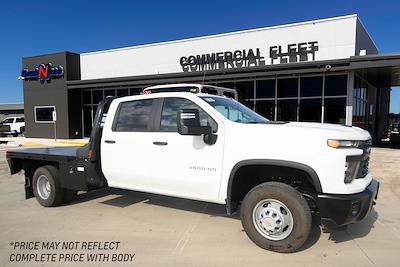 New 2024 Chevrolet Silverado 3500 Work Truck Crew Cab 4WD, Flatbed Truck for sale #RF405865 - photo 1