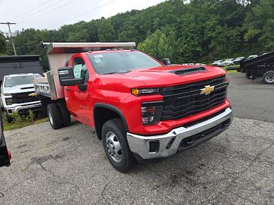 New 2024 Chevrolet Silverado 3500 Work Truck Regular Cab 4x4, Rugby Eliminator LP Aluminum Dump Truck for sale #TR9468T24 - photo 1