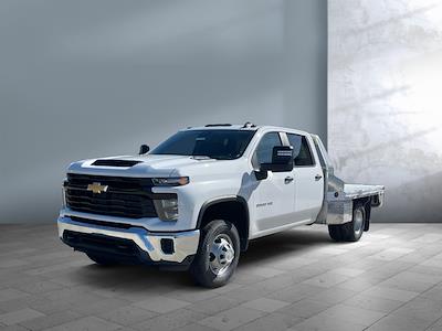 New 2024 Chevrolet Silverado 3500 Work Truck Crew Cab 4WD, Flatbed Truck for sale #C25705 - photo 1