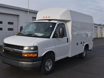 New 2023 Chevrolet Express 3500 Work Van RWD, 11' Knapheide KUV Service Utility Van for sale #P1258193 - photo 1