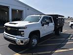 New 2024 Chevrolet Silverado 3500 Work Truck Crew Cab RWD, 9' 4" Reading Steel Stake Bed for sale #RF405459 - photo 4