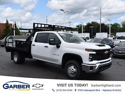 New 2024 Chevrolet Silverado 3500 Work Truck Crew Cab RWD, CM Truck Beds Contractor Truck for sale #RF408594 - photo 1