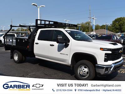 New 2024 Chevrolet Silverado 3500 Work Truck Crew Cab RWD, CM Truck Beds Contractor Truck for sale #RF408837 - photo 1