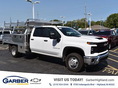 New 2024 Chevrolet Silverado 3500 Work Truck Crew Cab 4WD, 9' 4" Monroe Truck Equipment TradesPro Elite Contractor Truck for sale #RF438752 - photo 1