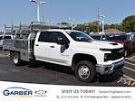 New 2024 Chevrolet Silverado 3500 Work Truck Crew Cab 4WD, 9' 4" Monroe Truck Equipment TradesPro Elite Contractor Truck for sale #RF438752 - photo 1