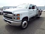 New 2023 Chevrolet Silverado 6500 Crew Cab 4x2, 9' 4" CM Truck Beds TM Deluxe Flatbed Truck for sale #27118 - photo 3