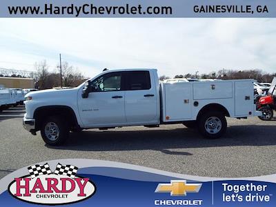 New 2024 Chevrolet Silverado 2500 Work Truck Double Cab 4x4, 8' Warner Select Pro Service Truck for sale #28005 - photo 1