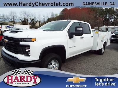 New 2024 Chevrolet Silverado 3500 Work Truck Crew Cab 4x4, 9' Reading SL Service Body Service Truck for sale #28208 - photo 1