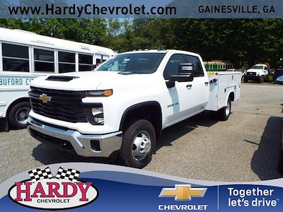 New 2024 Chevrolet Silverado 3500 Work Truck Crew Cab 4x2, 9' Reading SL Service Body Service Truck for sale #28244 - photo 1