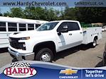 New 2024 Chevrolet Silverado 3500 Work Truck Crew Cab 4x4, 9' Reading SL Service Body Service Truck for sale #28269 - photo 1