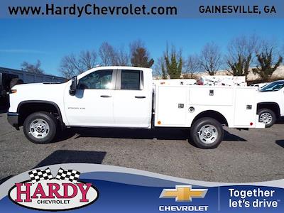 New 2024 Chevrolet Silverado 2500 Work Truck Double Cab 4x2, 8' Warner Select Pro Service Truck for sale #28372 - photo 1