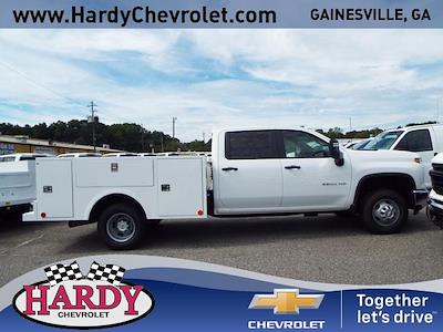 New 2024 Chevrolet Silverado 3500 Work Truck Crew Cab 4x4, 9' Warner Select Pro Service Truck for sale #28374 - photo 1